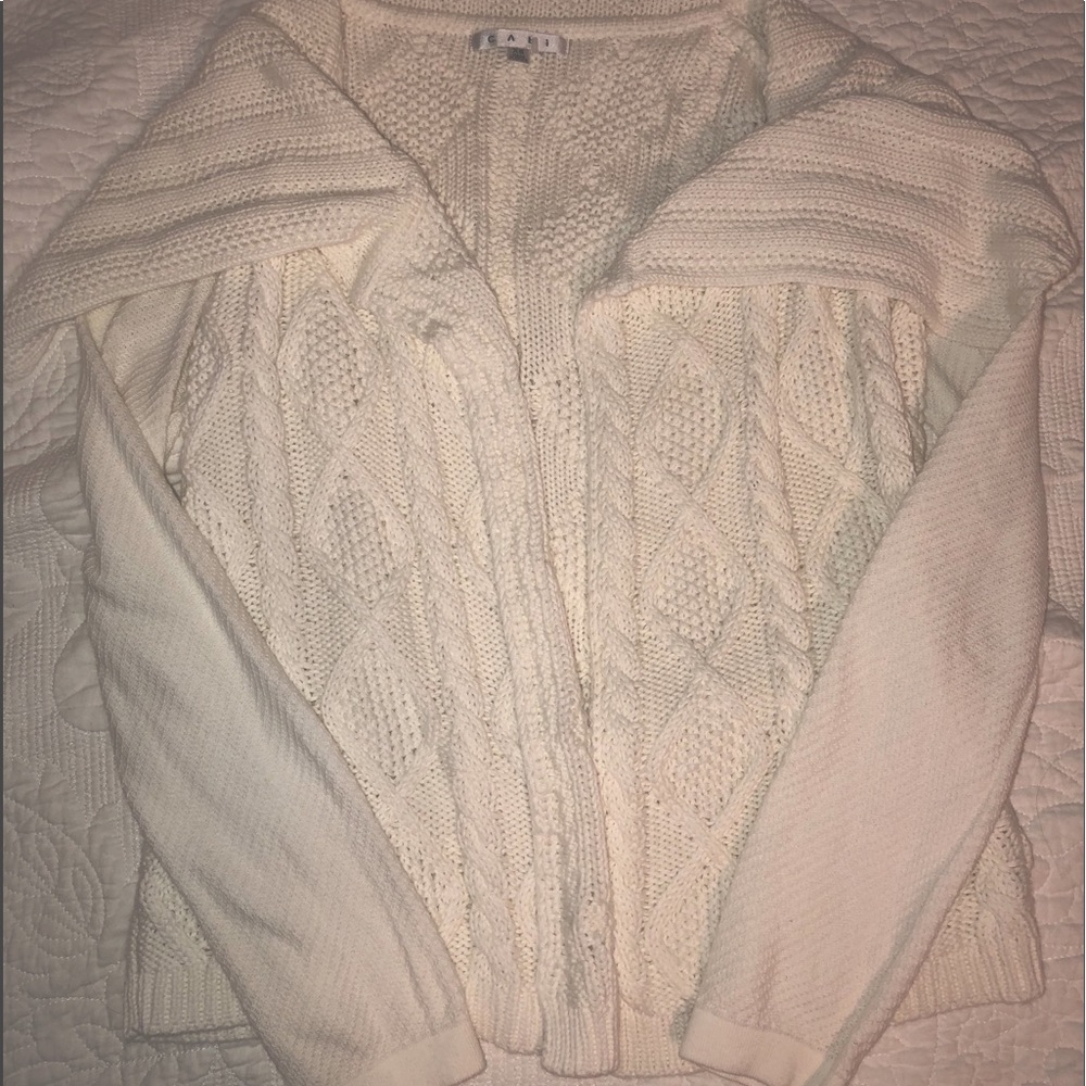 White Cardigan